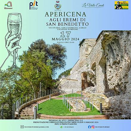Vicovaro, apericena agli eremi di san benedetto